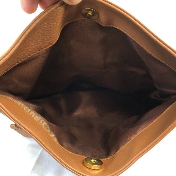 Clements Rebeiro Black - Brown Leather Crossbody Purse - Picture 4 of 10